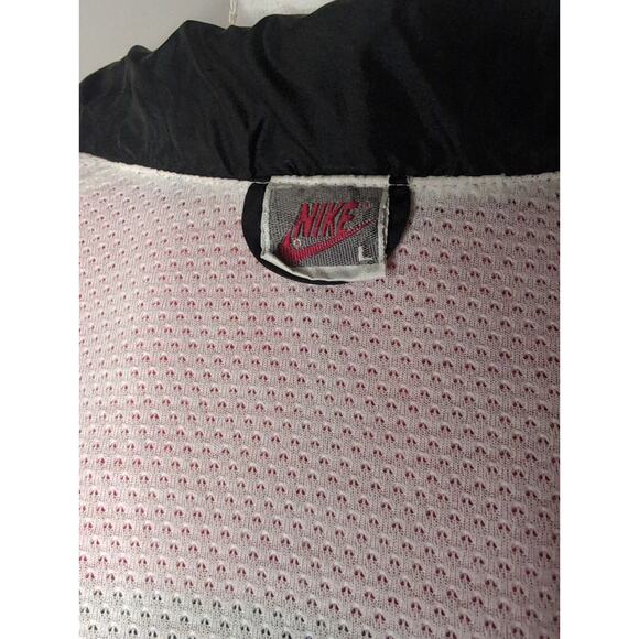 Vintage 90s Nike Spell Out Swoosh colorblock zip up track jacket lg - Picture 9 of 9